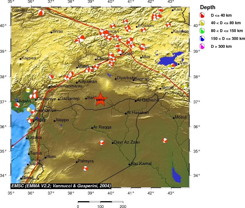 Regional moment Tensor