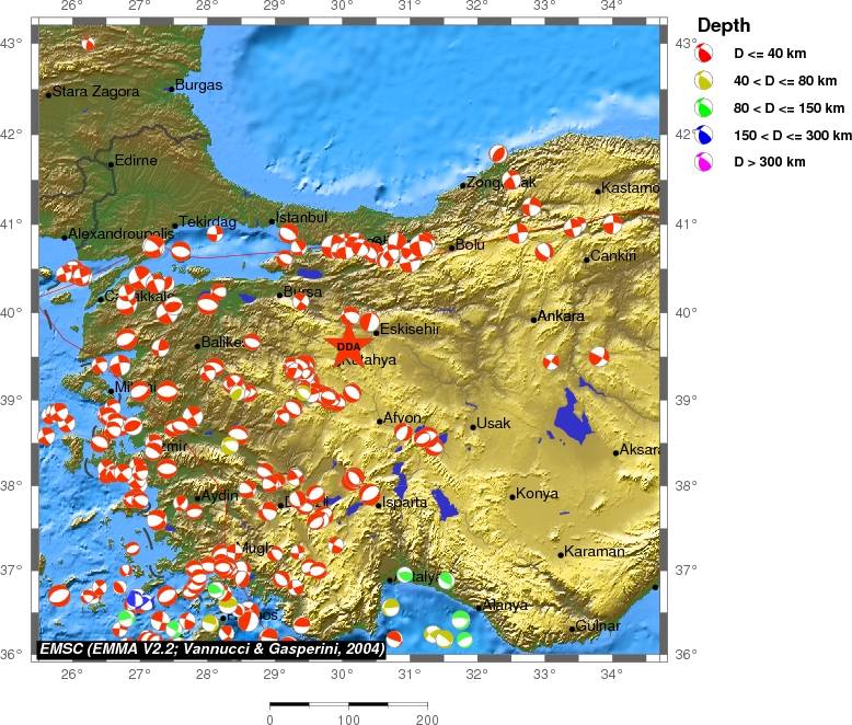 Regional moment Tensor