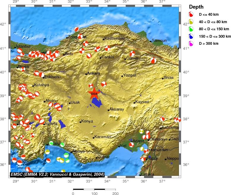 Regional moment Tensor
