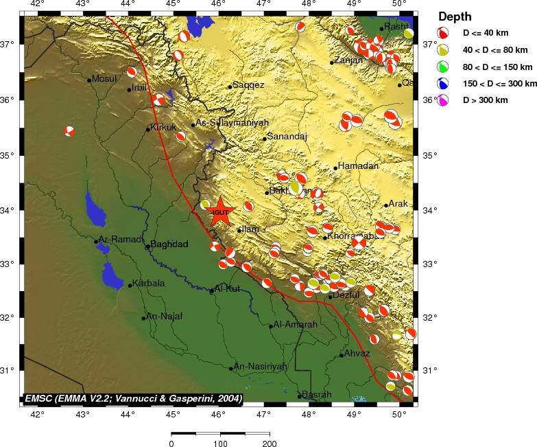 Regional moment Tensor