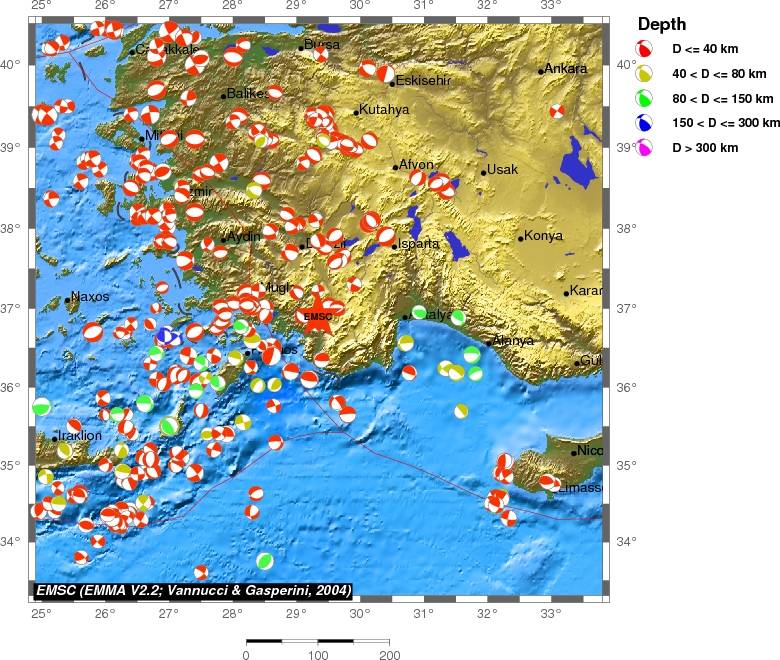 Regional moment Tensor