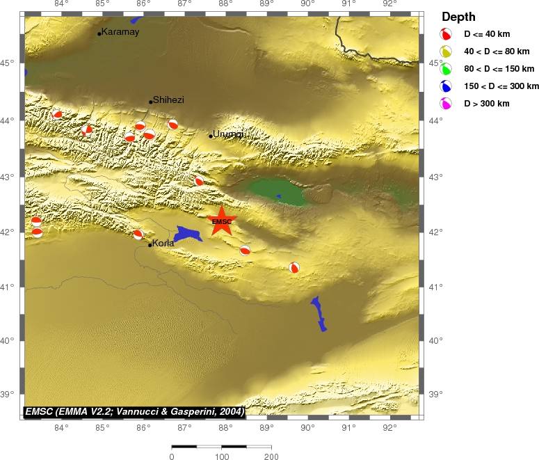 Regional moment Tensor
