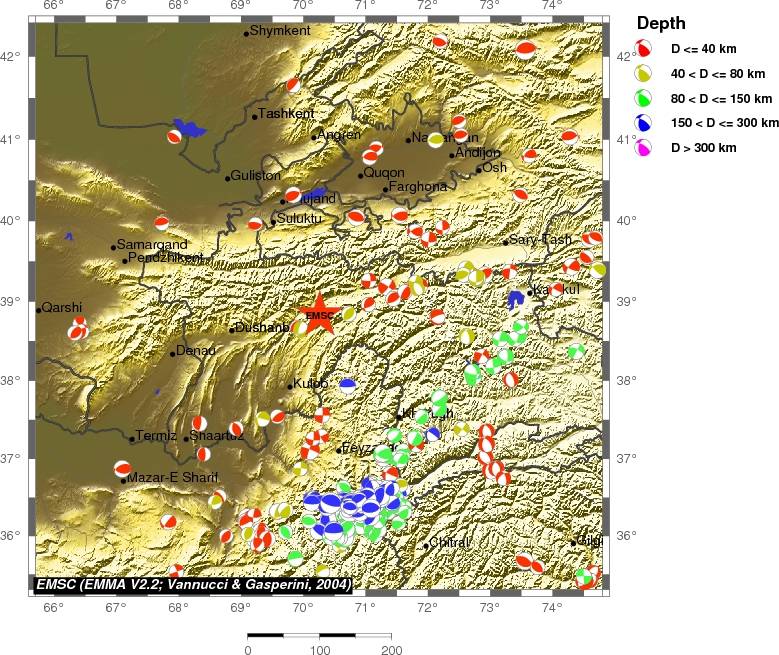 Regional moment Tensor