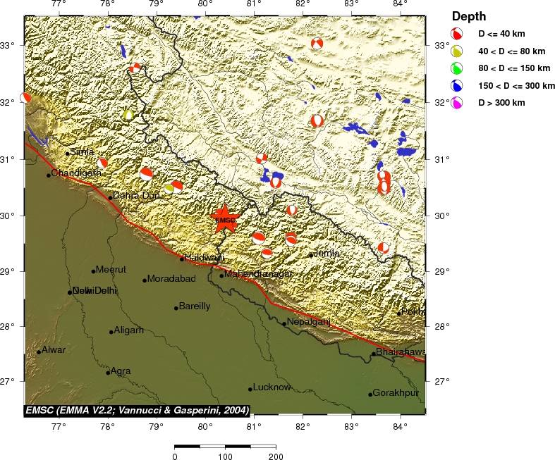 Regional moment Tensor