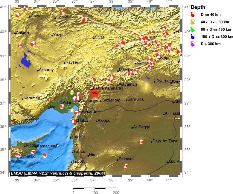 Regional moment Tensor