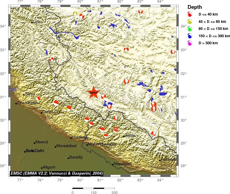 Regional moment Tensor