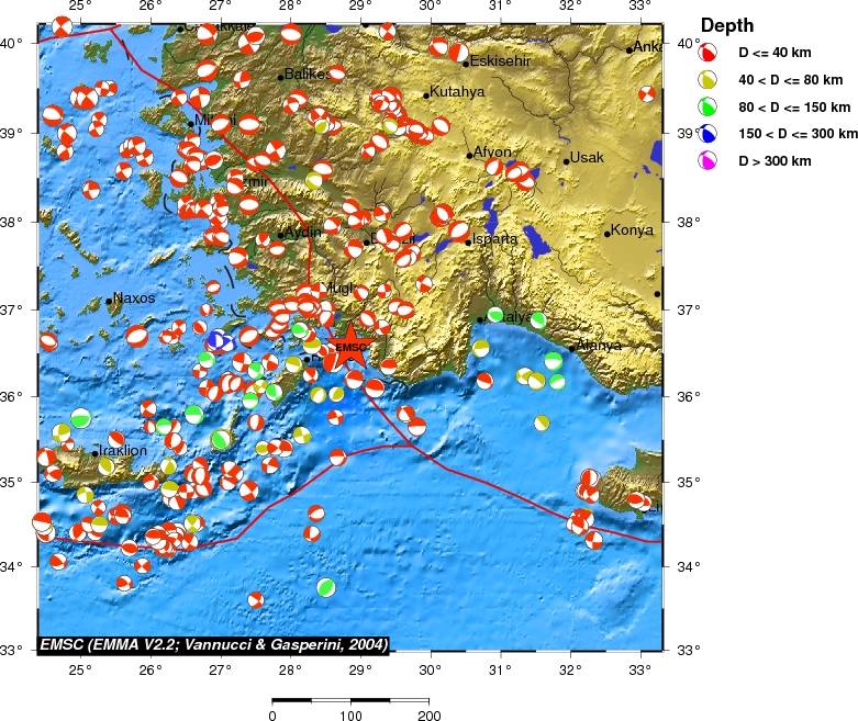 Regional moment Tensor