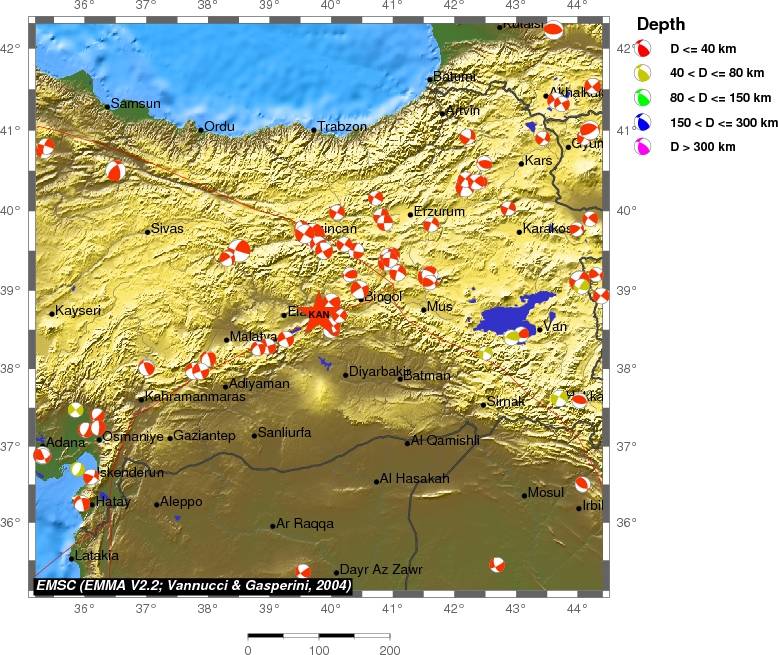 Regional moment Tensor