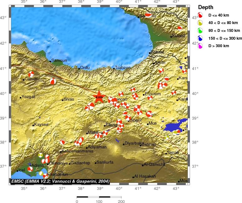 Regional moment Tensor