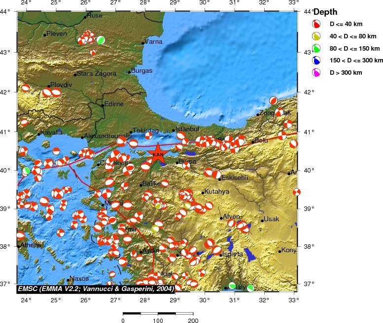 Regional moment Tensor