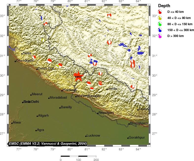Regional moment Tensor