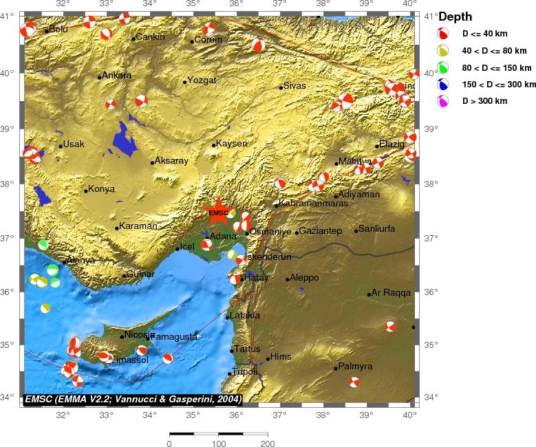 Regional moment Tensor
