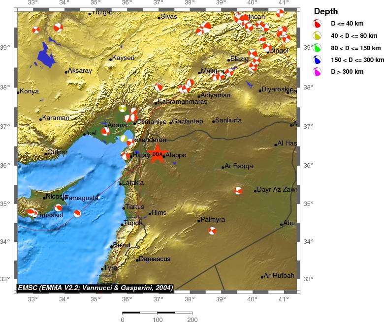 Regional moment Tensor