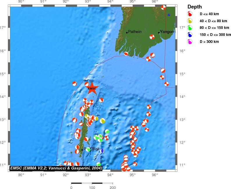 Regional moment Tensor