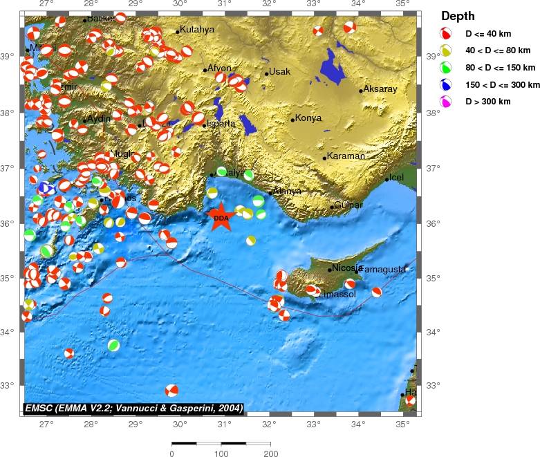 Regional moment Tensor