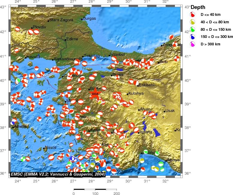 Regional moment Tensor