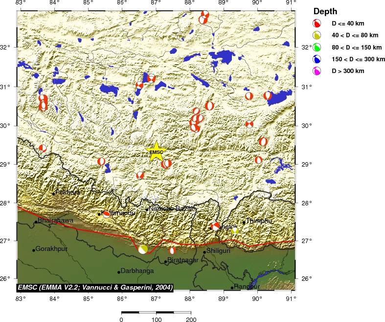 Regional moment Tensor
