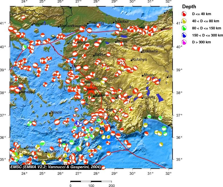 Regional moment Tensor