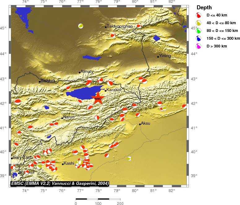 Regional moment Tensor