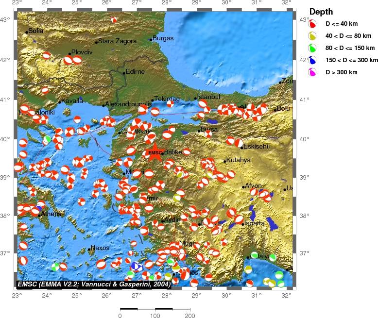 Regional moment Tensor