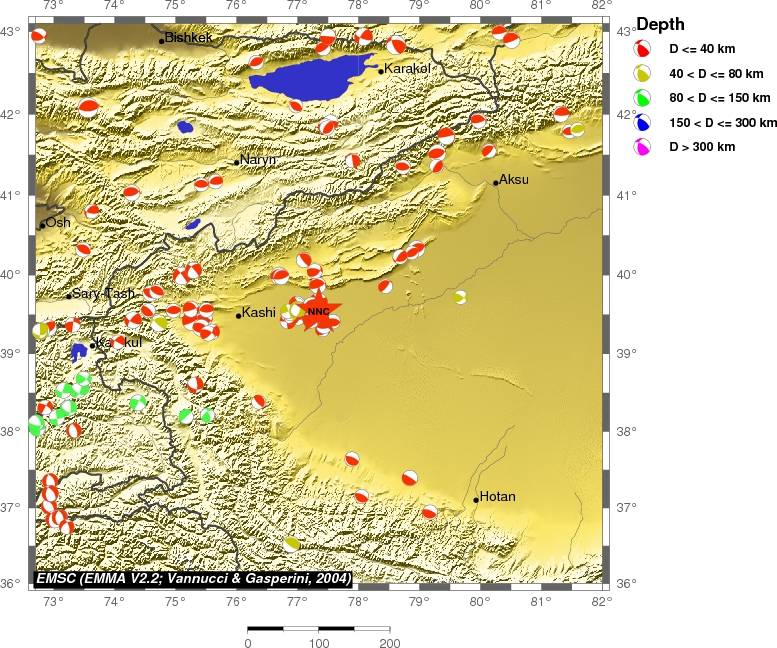Regional moment Tensor