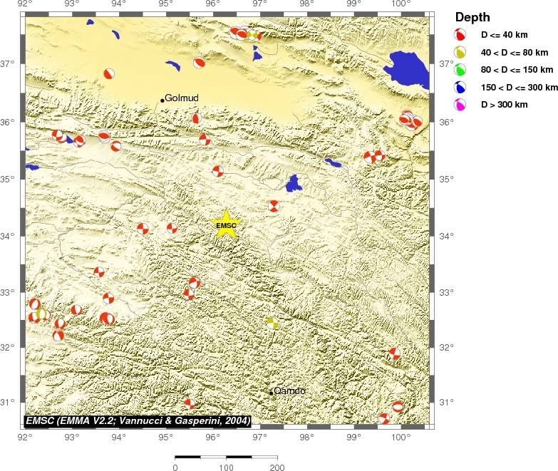 Regional moment Tensor
