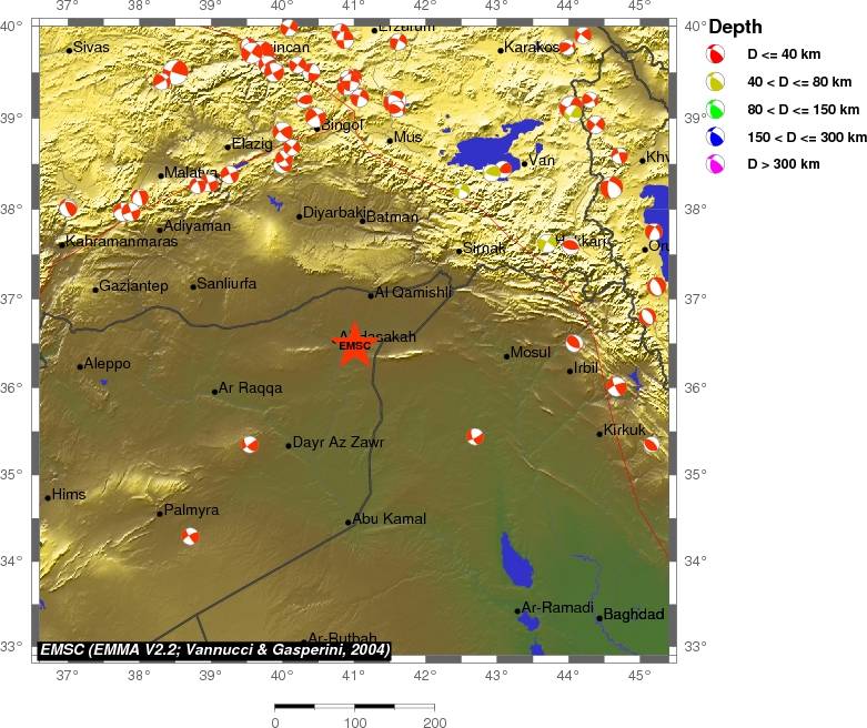 Regional moment Tensor