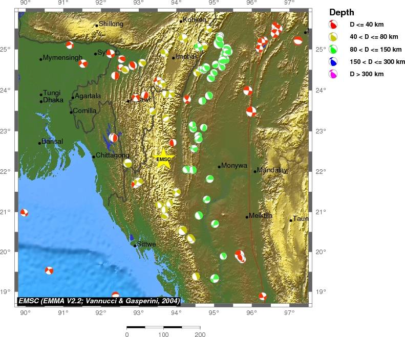 Regional moment Tensor