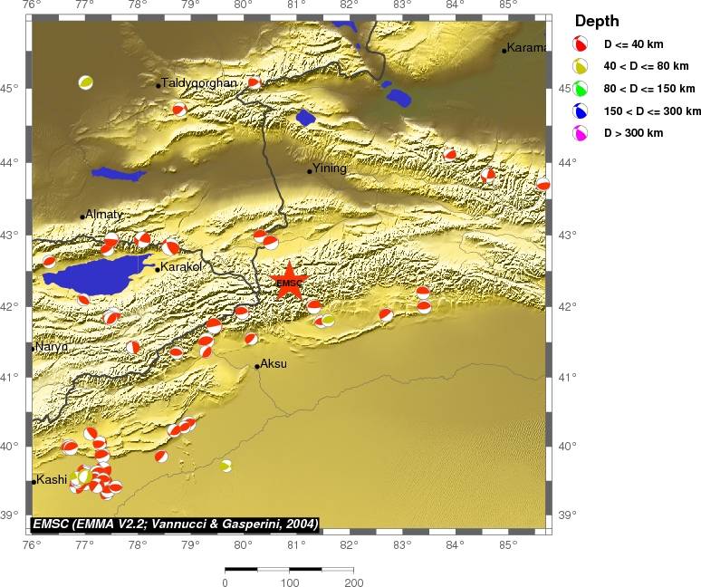 Regional moment Tensor