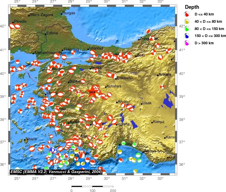 Regional moment Tensor