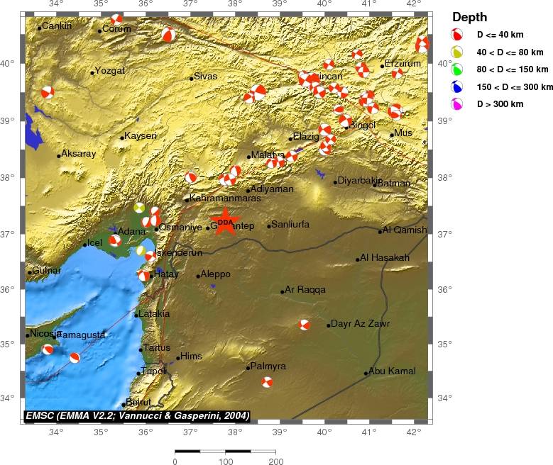 Regional moment Tensor