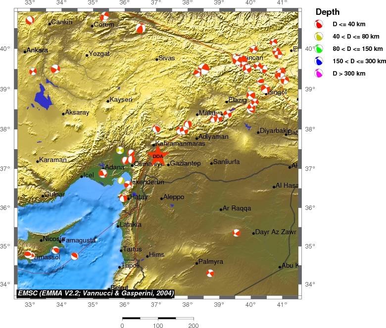 Regional moment Tensor
