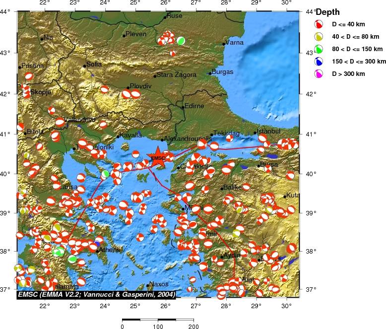 Regional moment Tensor