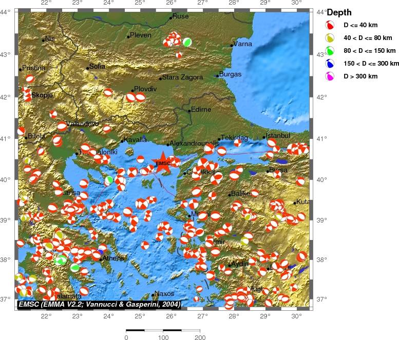 Regional moment Tensor