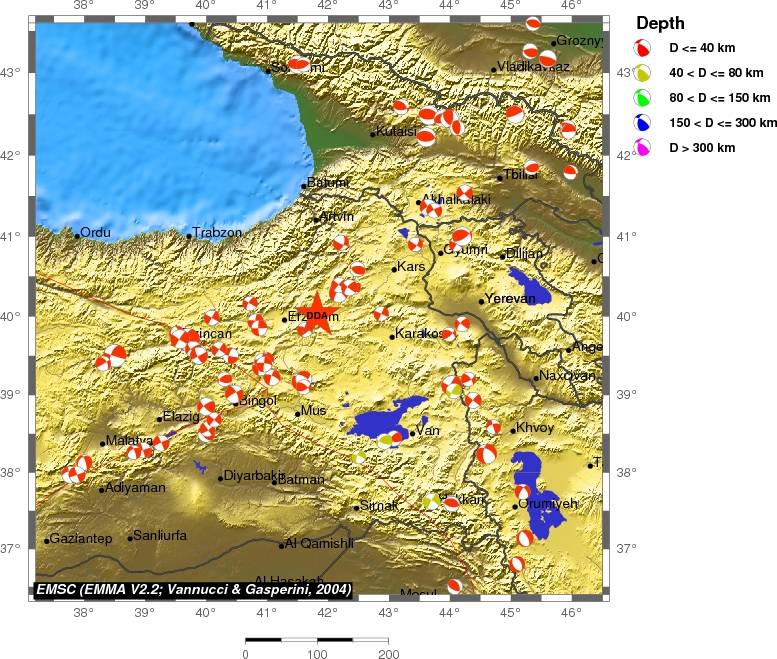 Regional moment Tensor