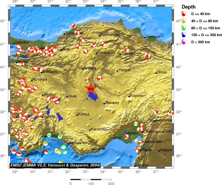 Regional moment Tensor