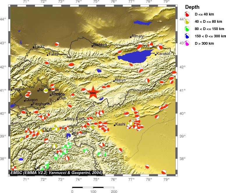 Regional moment Tensor