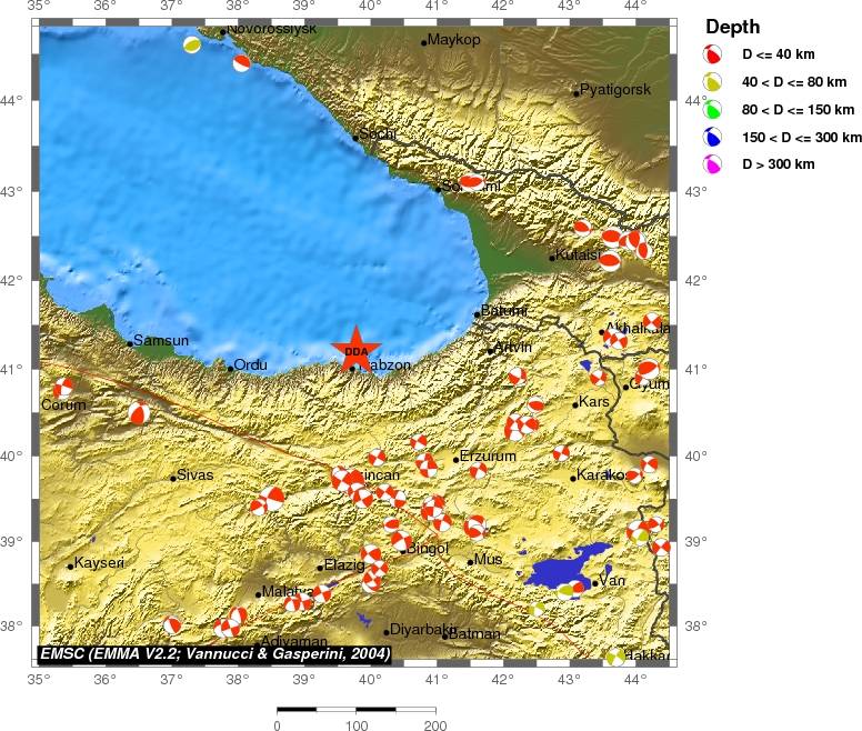 Regional moment Tensor