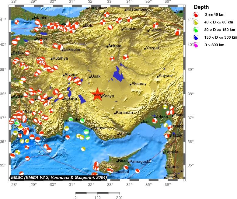 Regional moment Tensor