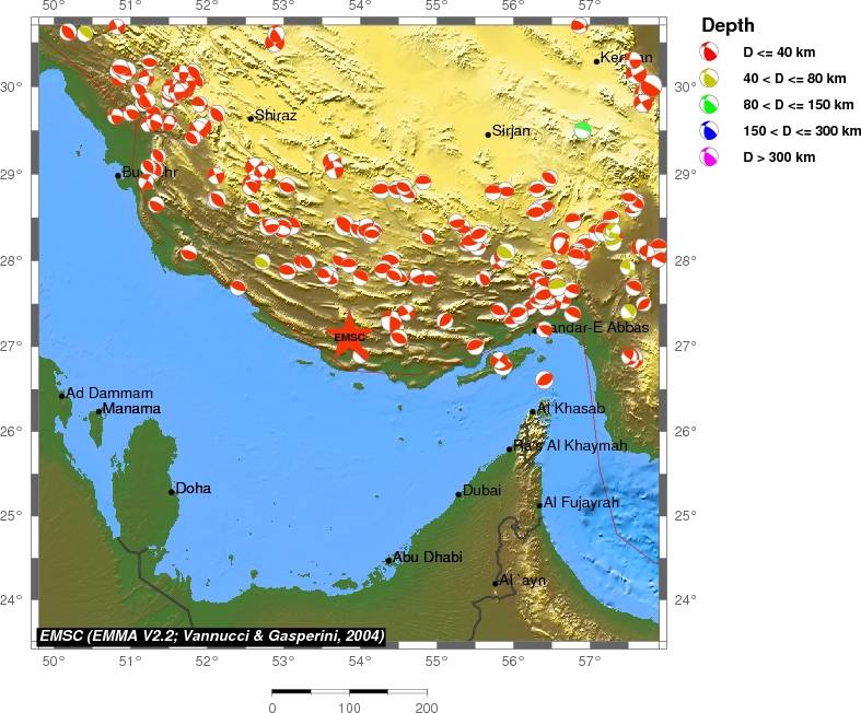Regional moment Tensor