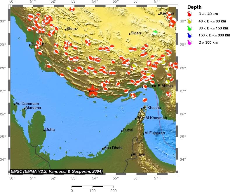 Regional moment Tensor
