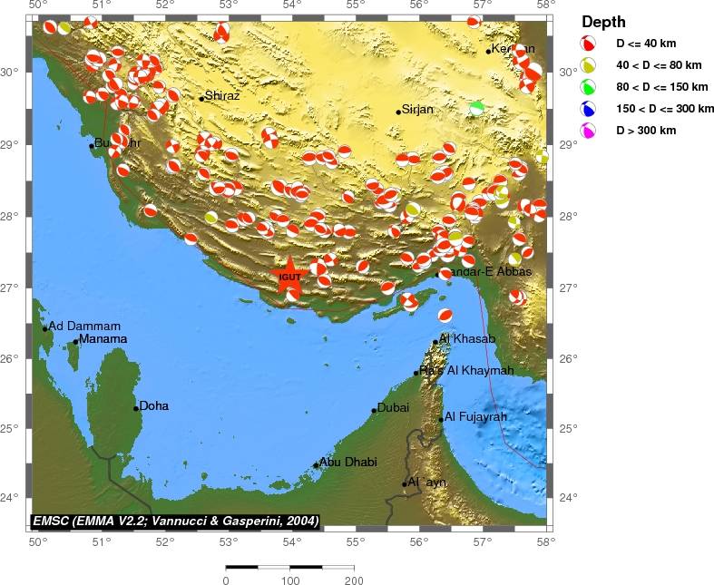 Regional moment Tensor