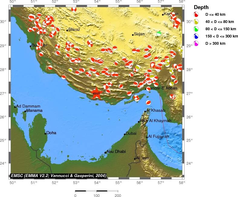 Regional moment Tensor