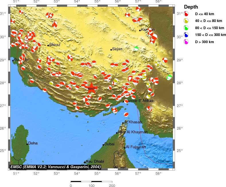 Regional moment Tensor