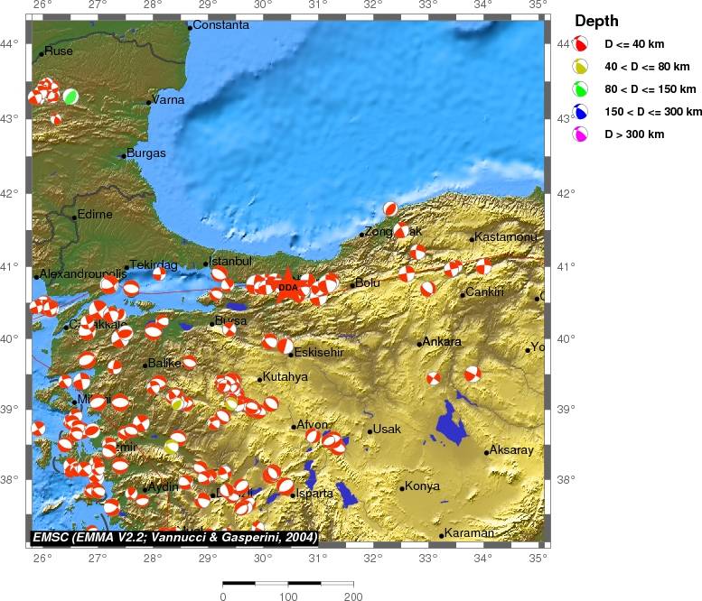 Regional moment Tensor