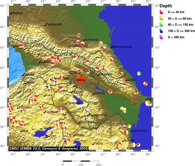 Regional moment Tensor