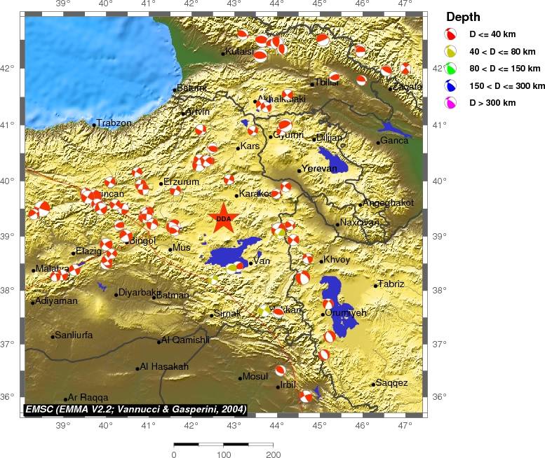 Regional moment Tensor