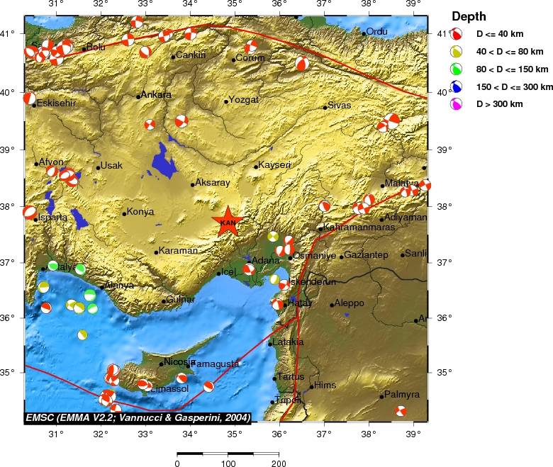 Regional moment Tensor