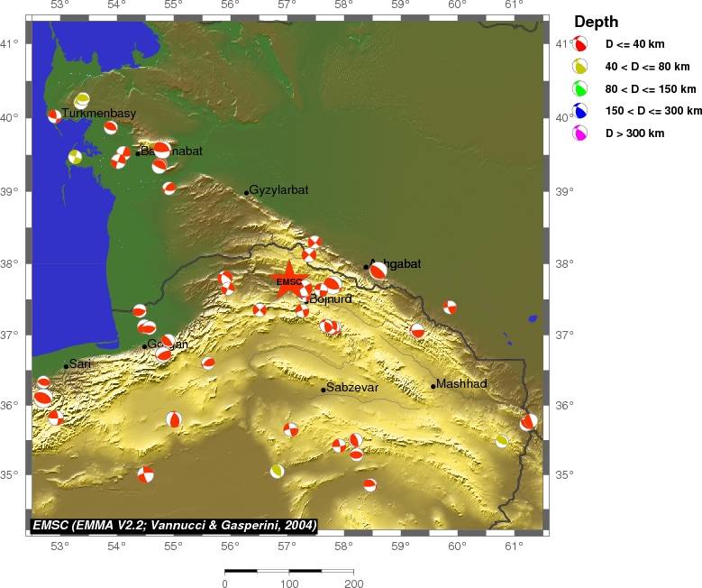 Regional moment Tensor