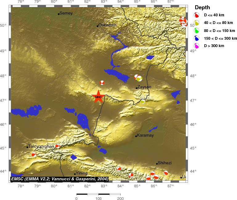 Regional moment Tensor